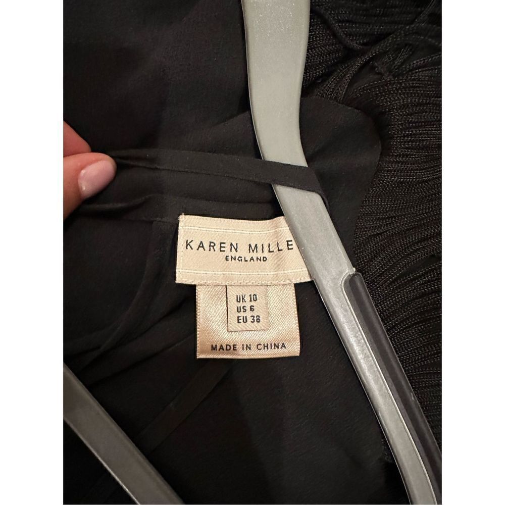 Karen Millen Women’s Tank Blouse Blacksize 6 — image 8 of 8